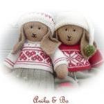 Bo Rabbit Toy Knitting Pattern / Lapland Visitors..